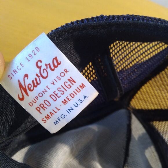 Vintage New Era Nordic Skiers Live Longer Patch Snap Back Trucker Hat - Picture 8 of 9